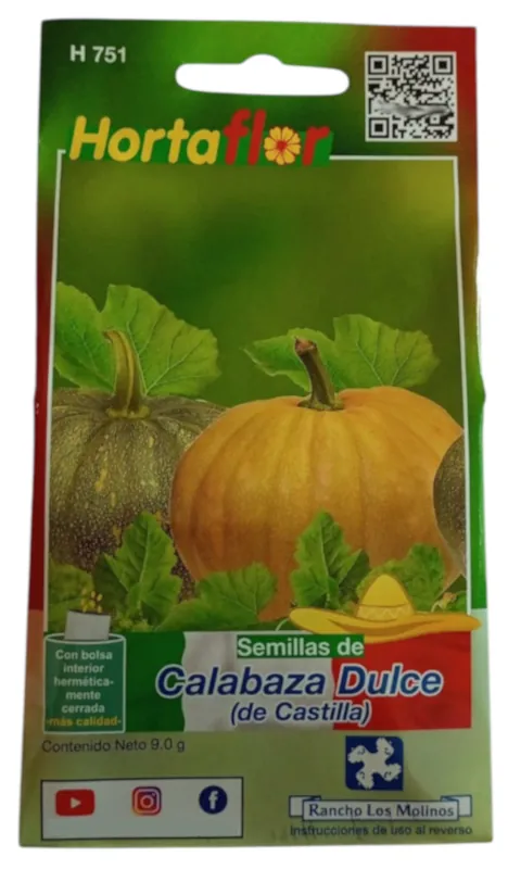 Foto de Semillas de Calabaza Dulce HORTAFLOR